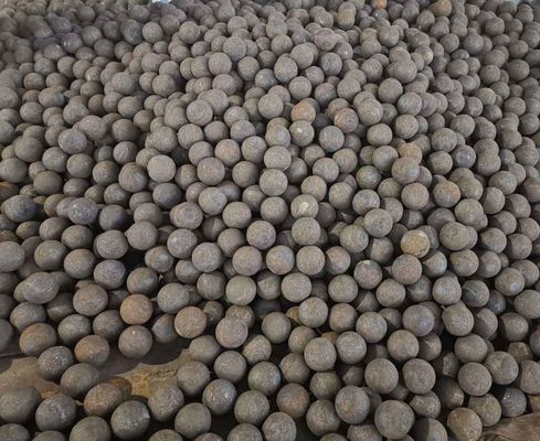 50mm 60Mn B2 Ball Mill Grinding Media For Copper Mining