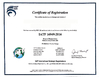 China Xi'an machinery &amp; engineering import &amp; export co.,ltd. certification